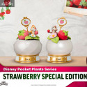 PRÉCOMMANDE - Disney - Pack 2 figurines Tic & Tac Strawberry Special Edition, Pocket Plants Series Mini Diorama Stage