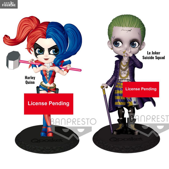 Figure Of Your Choice Harley Quinn Or The Joker Suicide Squad Q Posket Dc Comics Banpresto