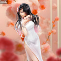 PRE ORDER - Original Illustration - Healing-type white chinese dress lady figure Mai Okuma Illustration
