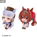 PRE ORDER - Uma Musume Pretty Derby - Pack figures Daiwa Scarlet & Gold Ship, With Gift Look Up