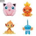 PRE ORDER - Pokemon - Pack 4 figures Jigglypuff, Torchic, Mudkip & Chimchar, Select