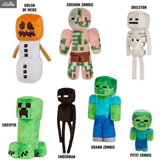 Monster Plush Of Your Choice Minecraft J Inx