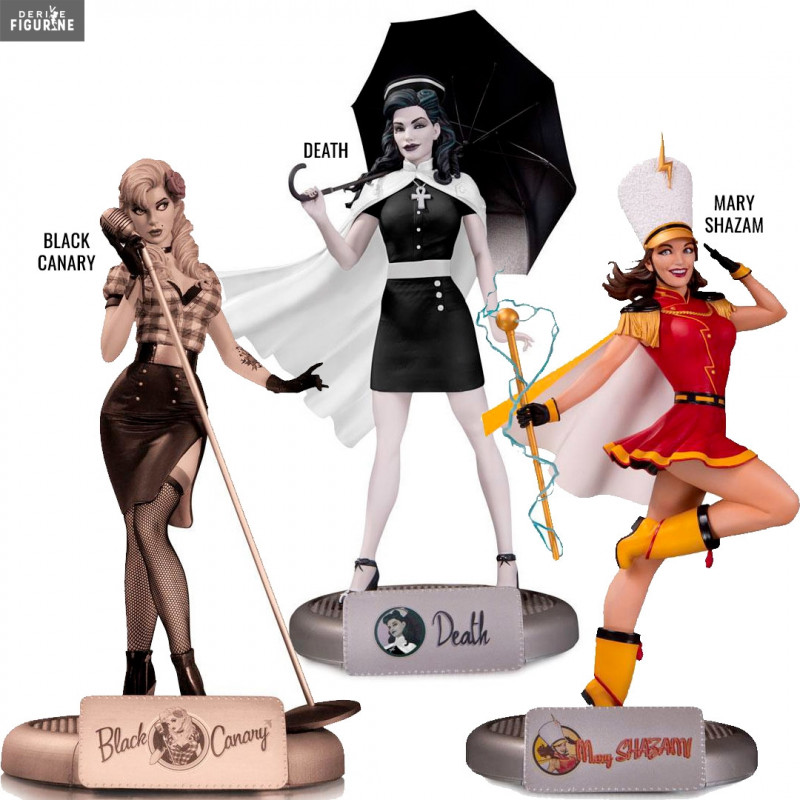 Black Canary Death Or Mary Shazam Figure By Tim Muller Dc Comics Bombshells Dc Collectibles