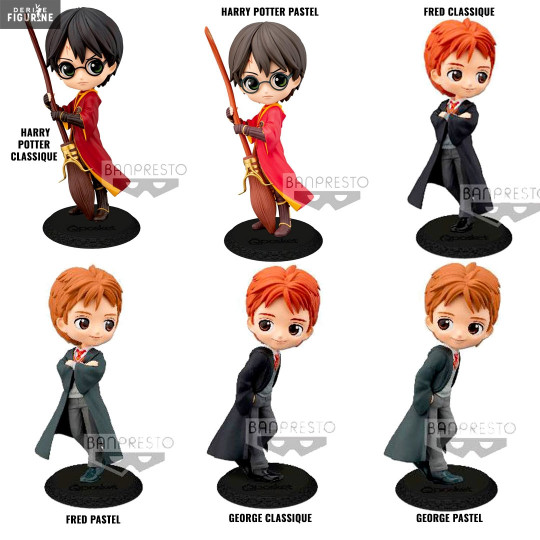 Harry Quidditch Fred Or George Figure Classic Or Pastel Q Posket Harry Potter Banpresto