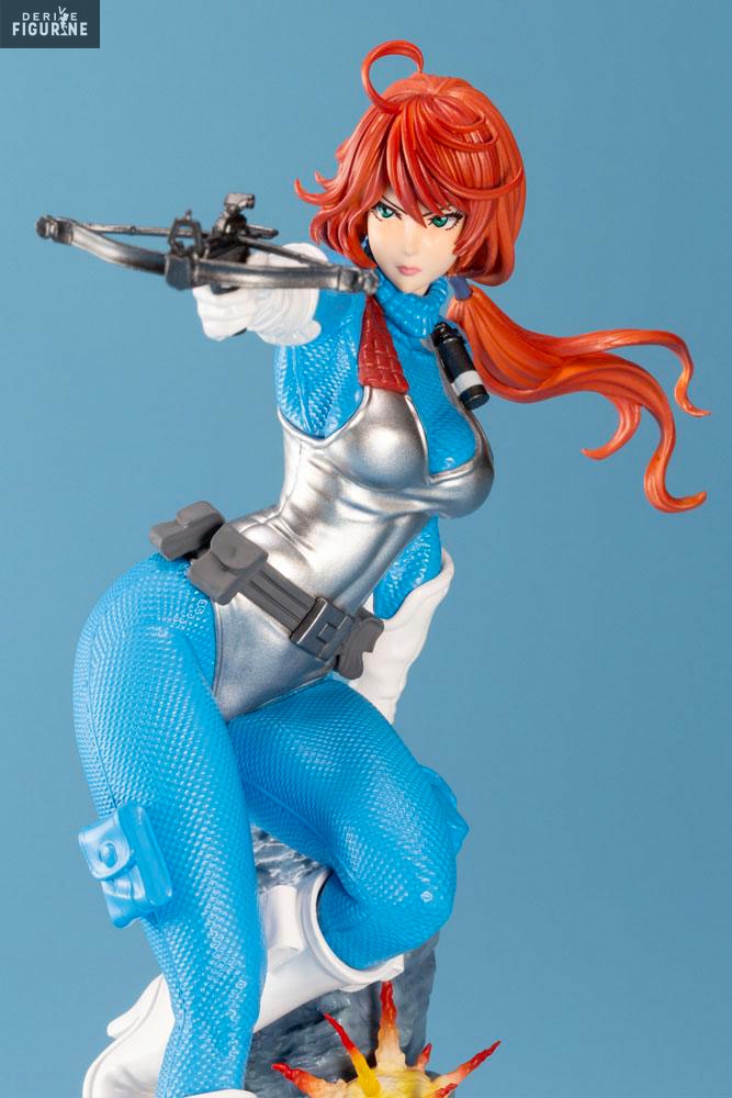 Figure Scarlett Or Baroness 25th Anniversary Blue Color Bishoujo Gi Joe Kotobukiya 7435