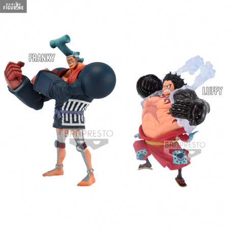 Figure Franky Dxf Or Luffy Gear 4 King Of Artist Wanokuni One Piece Banpresto