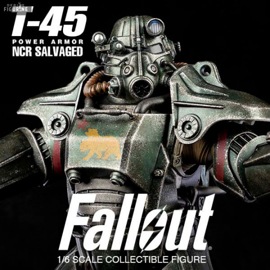 T 45 Ncr Salvaged Power Armor Figure Fallout 4 Threezero