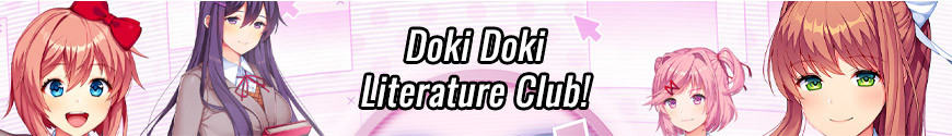 Figures and merchandising products Doki Doki Literature Club!
