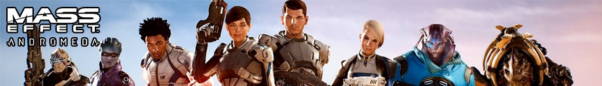 Figures Mass Effect and merchandising products