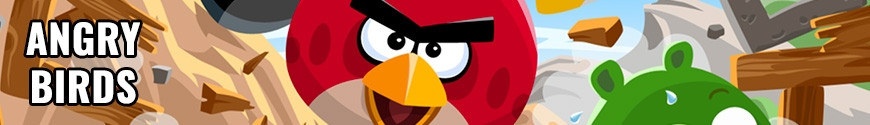 Angry Birds figures and merchandising products